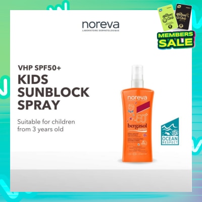 NOREVA Bergasol Expert Children's Spray SPF50+ 125ml (Expiry: April`2026)