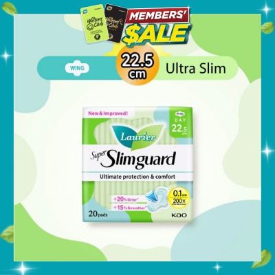 LAURIER Super Slimguard Day Wing Sanitary Pad 22.5cm 20s image