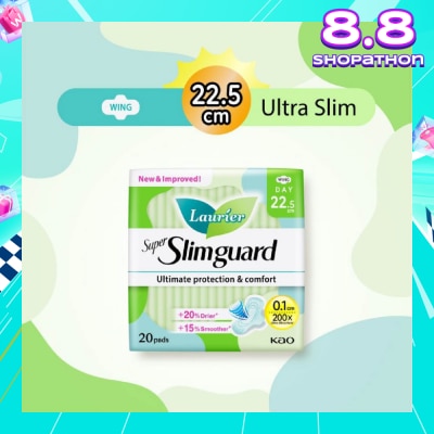 LAURIER Super Slimguard Day Wing Sanitary Pad 22.5cm 20s