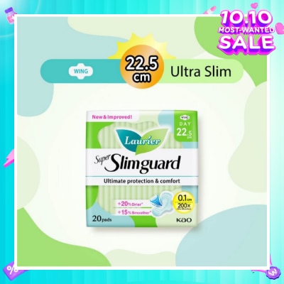 LAURIER Super Slimguard Day Wing Sanitary Pad 22.5cm 20s