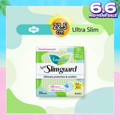 LAURIER Super Slimguard Day Wing Sanitary Pad 22.5cm 20s