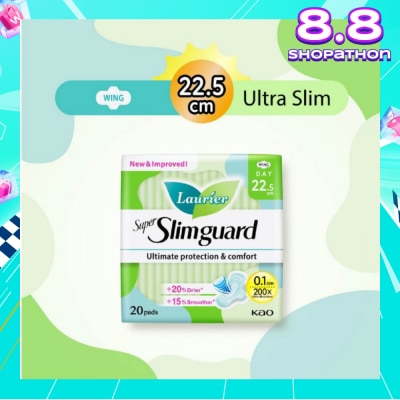 LAURIER Super Slimguard Day Wing Sanitary Pad 22.5cm 20s