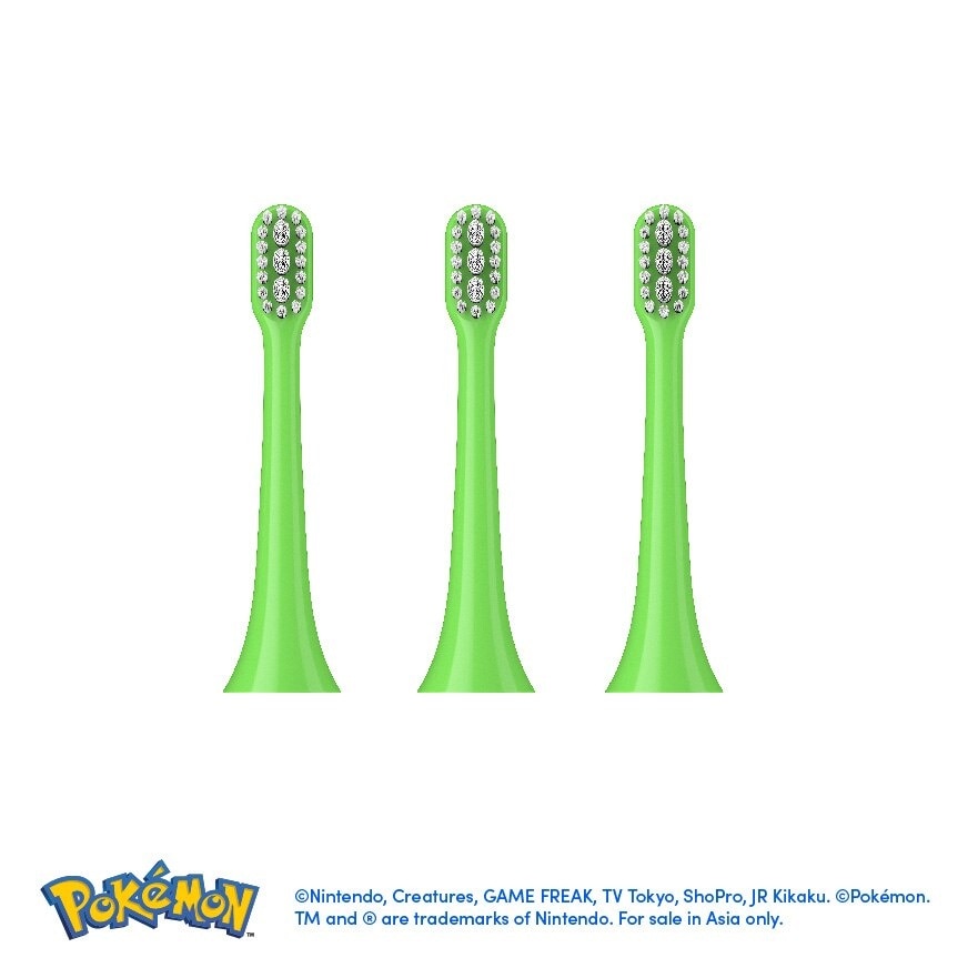 Sonic™ Go Grass Type Brush Head (Customized Bulbasaur Design) 3s