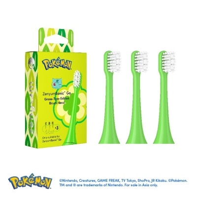 ZENYUM Sonic™ Go Grass Type Brush Head (Customized Bulbasaur Design) 3s