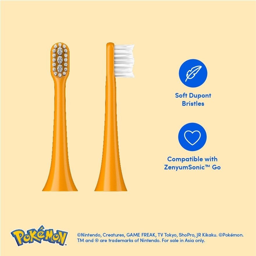 Sonic™ Go Fire Type Brush Head (Customized Charmander Design) 3s