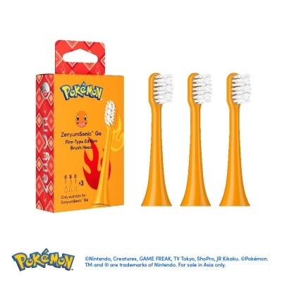 ZENYUM Sonic™ Go Fire Type Brush Head (Customized Charmander Design) 3s