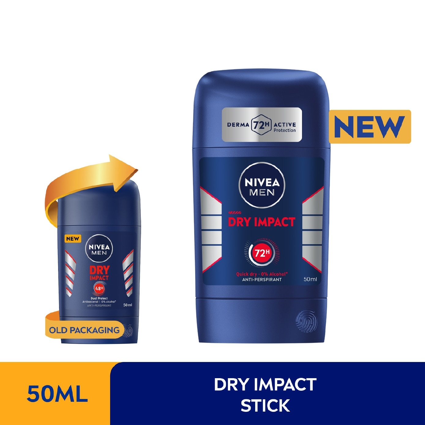 Deo (M) Stick Dry Impact 40ml (Expiry: Mar`2027)