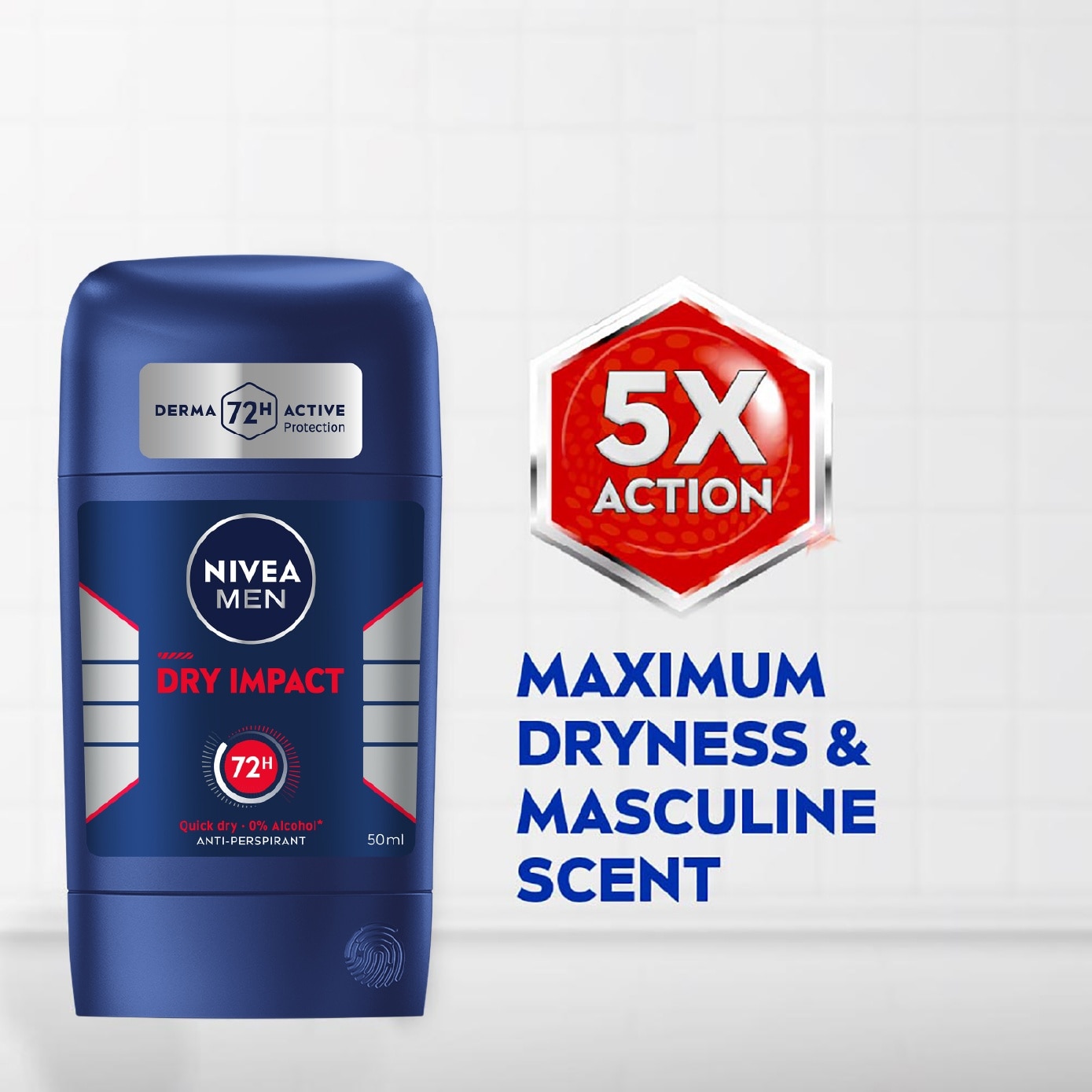 Deo (M) Stick Dry Impact 40ml (Expiry: Mar`2027)