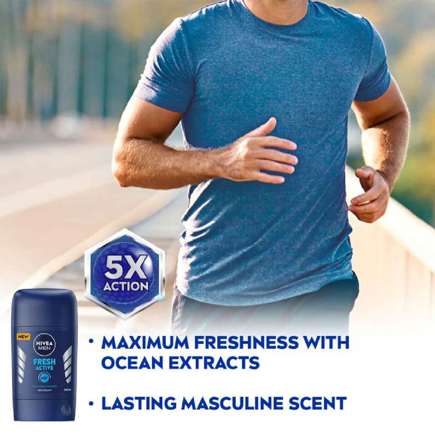 Nivea Man Fresh Active Deodorant Stick 40ml