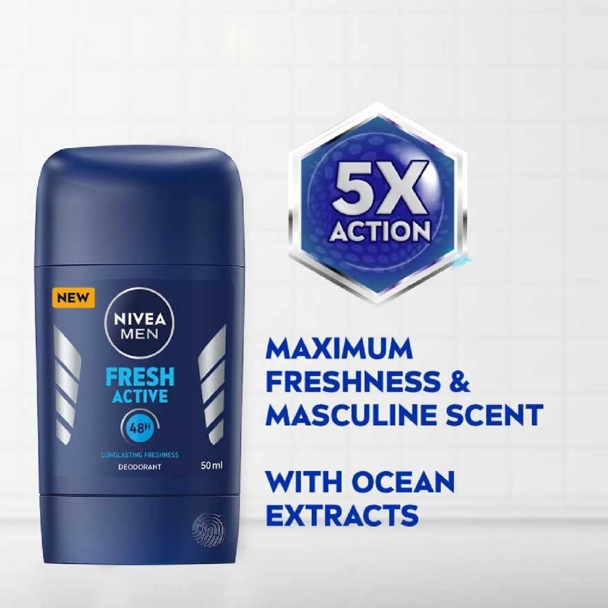 Nivea Man Fresh Active Deodorant Stick 40ml