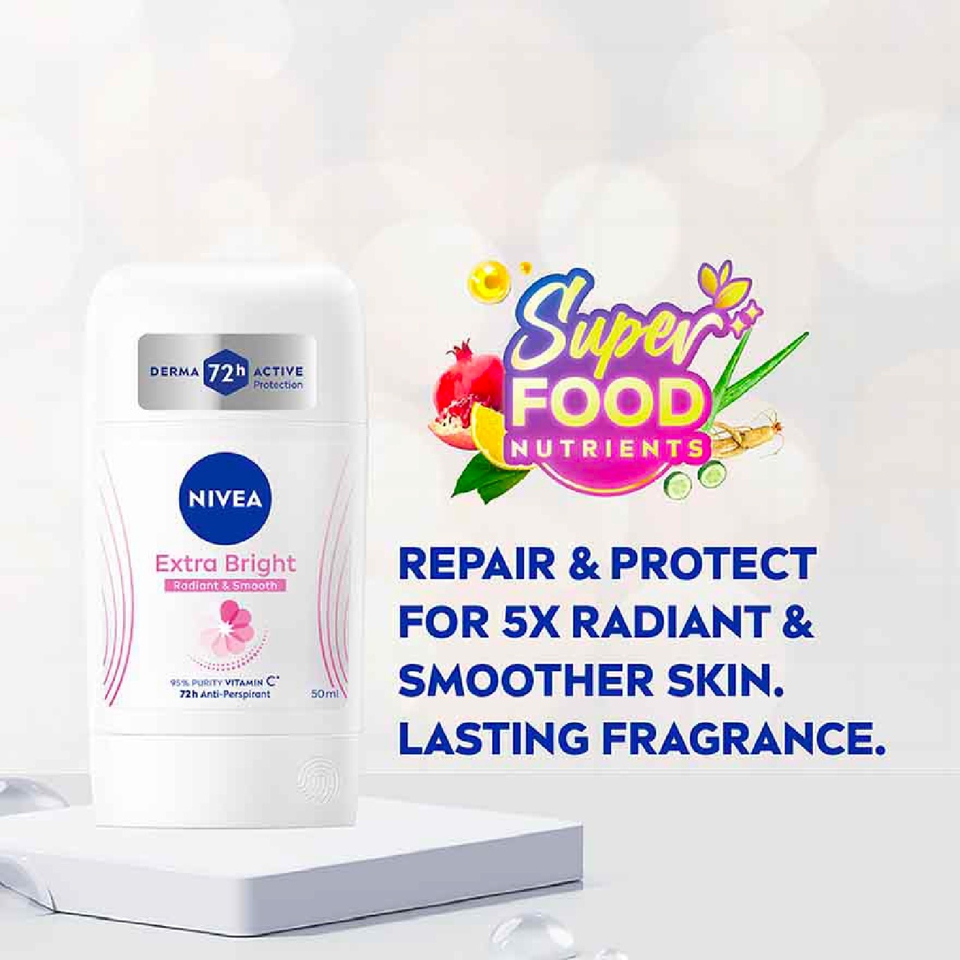 Extra Brightening Anti-Perspirant Deodornt Stick (Helps Restore Skin Natural Tone) 50ml