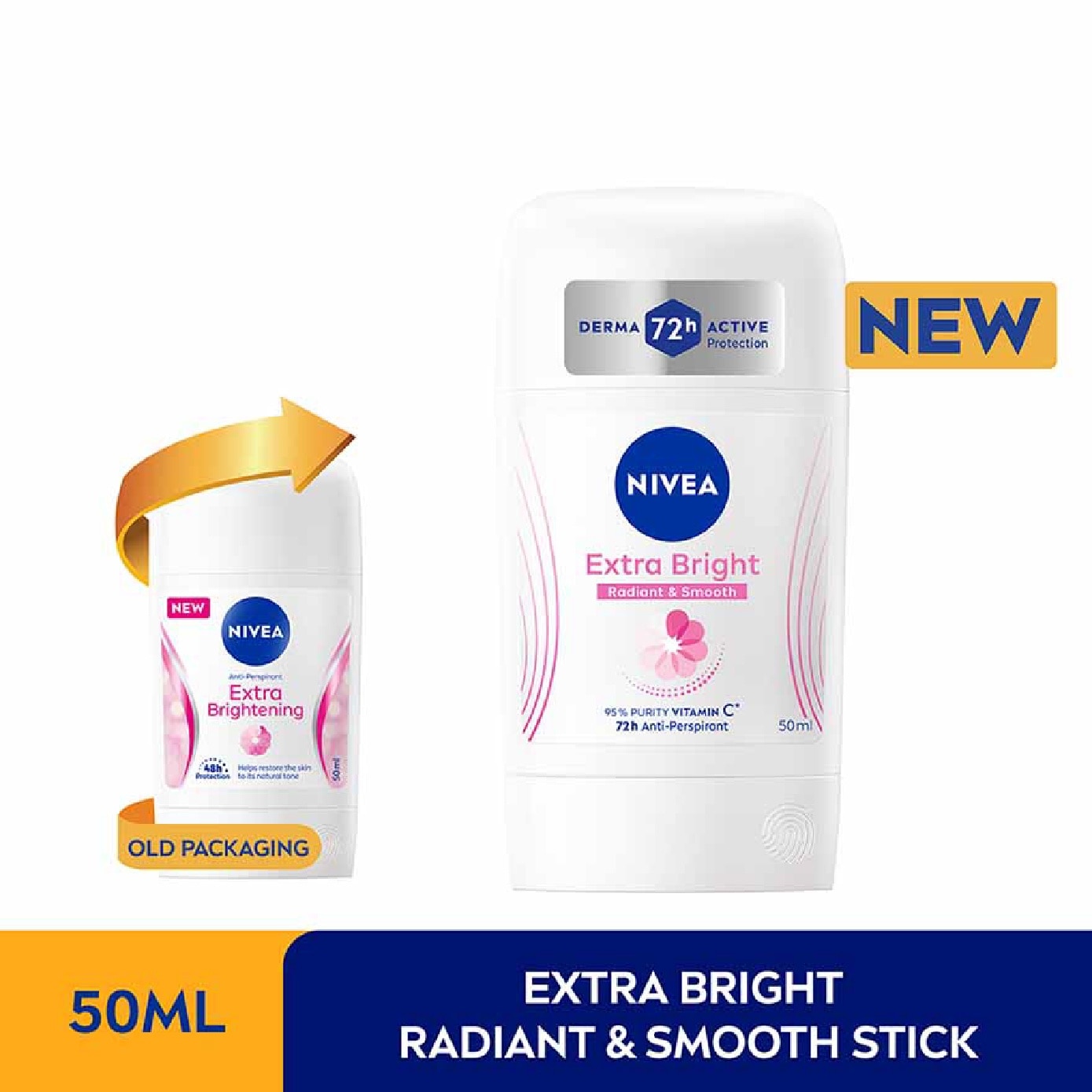 Extra Brightening Anti-Perspirant Deodornt Stick (Helps Restore Skin Natural Tone) 50ml