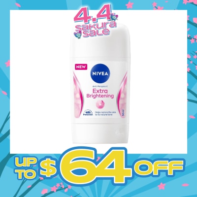 NIVEA - Extra Brightening Anti-Perspirant Deodornt Stick (Helps Restore Skin Natural Tone) 50ml