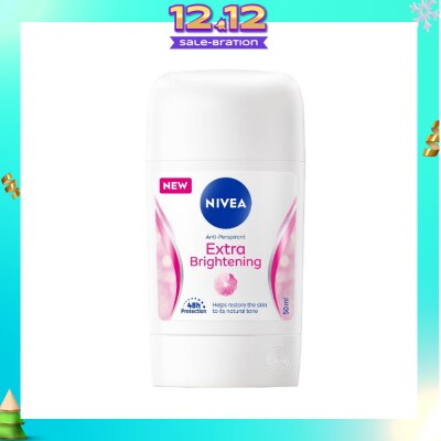 NIVEA Extra Brightening Anti-Perspirant Deodornt Stick (Helps Restore Skin Natural Tone) 50ml