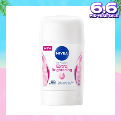 NIVEA Extra Brightening Anti-Perspirant Deodornt Stick (Helps Restore Skin Natural Tone) 50ml