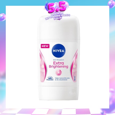NIVEA - Extra Brightening Anti-Perspirant Deodornt Stick (Helps Restore Skin Natural Tone) 50ml