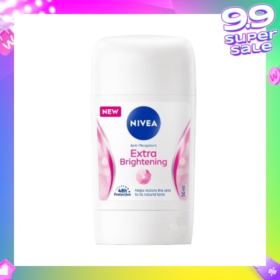 NIVEA Extra Brightening Anti-Perspirant Deodornt Stick (Helps Restore Skin Natural Tone) 50ml