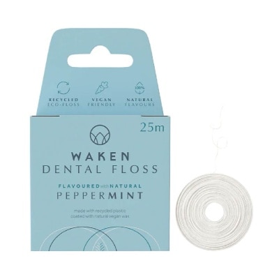 WAKEN Peppermint Eco-Friendly Dental Floss (25Metres)