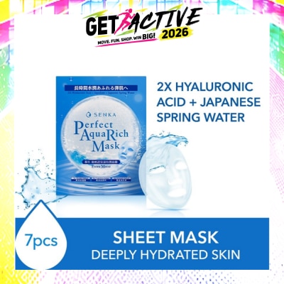 SENKA - Perfect Aqua Rich Mask Extra Moist (For Dry & Dehydrated Skin) 7s image
