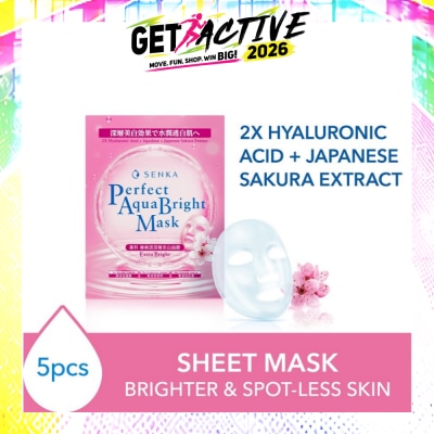 SENKA - Perfect Aqua Bright Mask Extra Bright (For Dull Skin With Uneven Skin Tone) 7s image