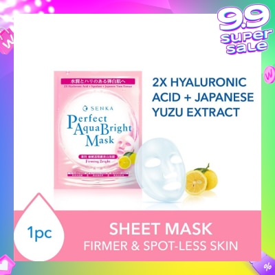SENKA Perfect Aqua Bright Mask Firming Bright (For Dull & Ageing Skin) 1s