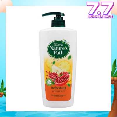 FOLLOW ME Nature's Path Refreshing Shower Gel 650ml