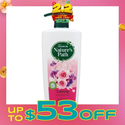 FOLLOW ME Nature's Path Calming Shower Gel 650ml