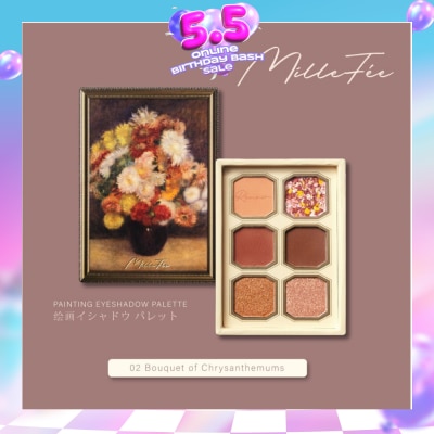 MILLEFEE - Painting Eyeshadow 02 Bouquet of Chrysanthemums 6g (Expiry: Mar`2027)