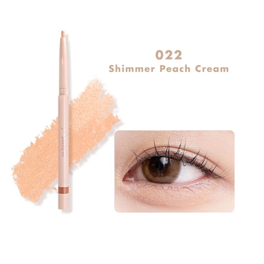 Tear Bag Pencil 022 Shimmer Peach Cream 0.2g