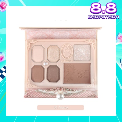 COLORROSE FT Relief Mini Multiple Eye Shadow Palatte 01 Mary 11g