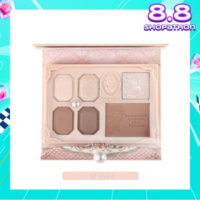 COLORROSE FT Relief Mini Multiple Eye Shadow Palatte 01 Mary 11g