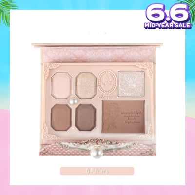 COLORROSE FT Relief Mini Multiple Eye Shadow Palatte 01 Mary 11g