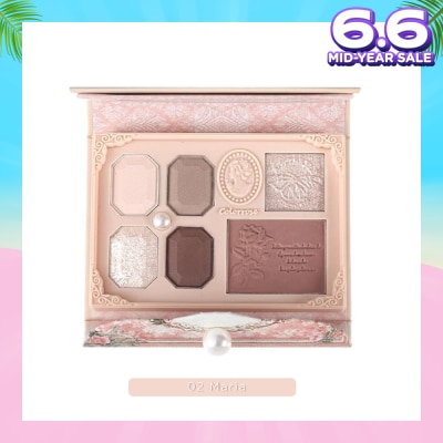 COLORROSE FT Relief Mini Multiple Eye Shadow Palatte 02 Maria 11g