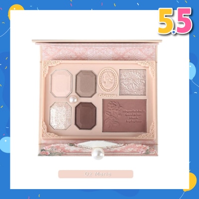 COLORROSE FT Relief Mini Multiple Eye Shadow Palatte 02 Maria 11g