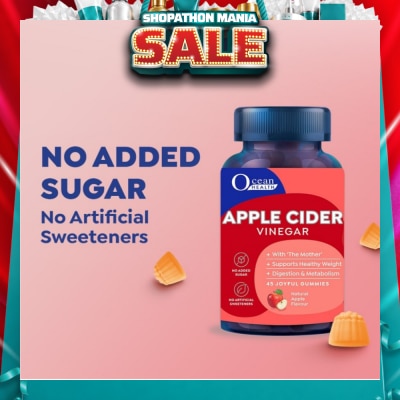 OCEAN HEALTH - Apple Cider Vinegar Gummies Natural Apple Flavour 45s