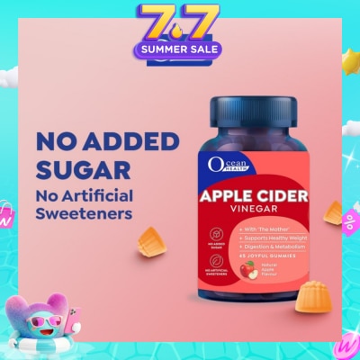 OCEAN HEALTH - Apple Cider Vinegar Gummies Natural Apple Flavour 45s