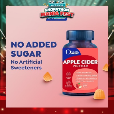 OCEAN HEALTH - Apple Cider Vinegar Gummies Natural Apple Flavour 45s