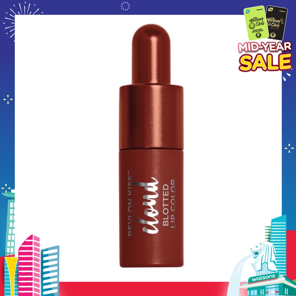 REVLON Kiss Cloud Blotted Lip Color 012 Chocolate Souffle (Expiry: Dec`2025)