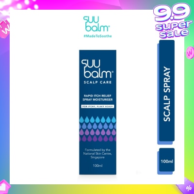 SUU BALM Rapid Itch Relief Scalp Spray Moisturiser 100ml