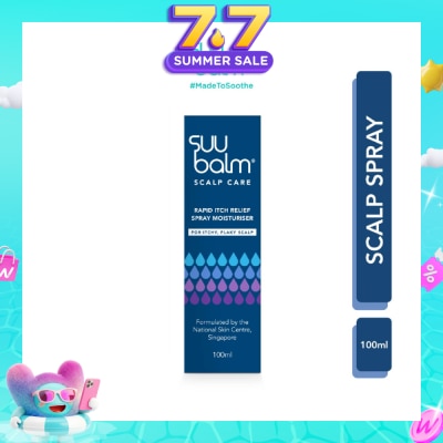 SUU BALM - Rapid Itch Relief Scalp Spray Moisturiser 100ml