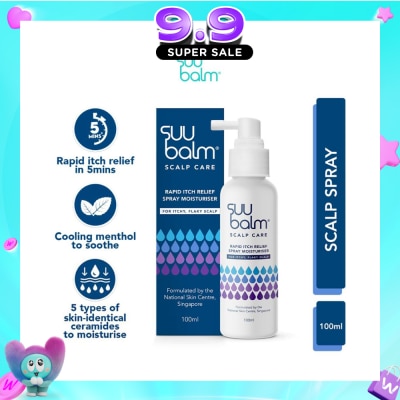 SUU BALM - Rapid Itch Relief Scalp Spray Moisturiser 100ml image