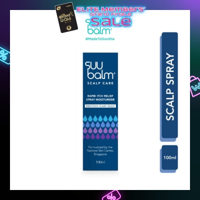 SUU BALM Rapid Itch Relief Scalp Spray Moisturiser 100ml