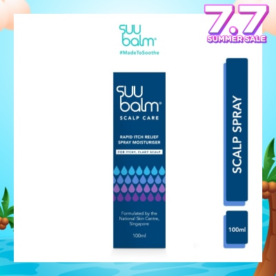 SUU BALM Rapid Itch Relief Scalp Spray Moisturiser 100ml