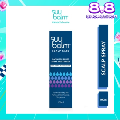 SUU BALM Rapid Itch Relief Scalp Spray Moisturiser 100ml