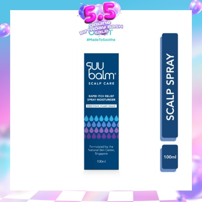 SUU BALM - Rapid Itch Relief Scalp Spray Moisturiser 100ml