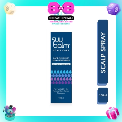 SUU BALM - Rapid Itch Relief Scalp Spray Moisturiser 100ml