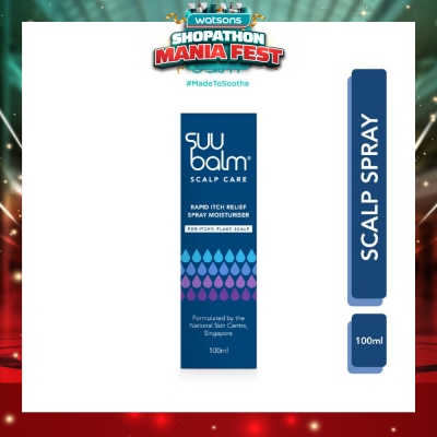 SUU BALM - Rapid Itch Relief Scalp Spray Moisturiser 100ml