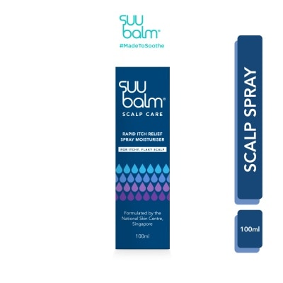 SUU BALM Rapid Itch Relief Scalp Spray Moisturiser 100ml