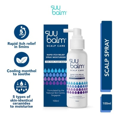 SUU BALM - Rapid Itch Relief Scalp Spray Moisturiser 100ml image