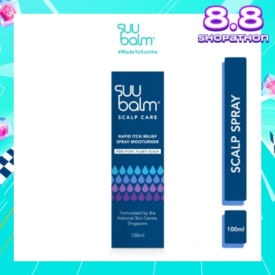 SUU BALM Rapid Itch Relief Scalp Spray Moisturiser 100ml